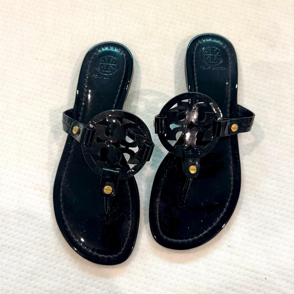 Black Tory Burch miller sandal